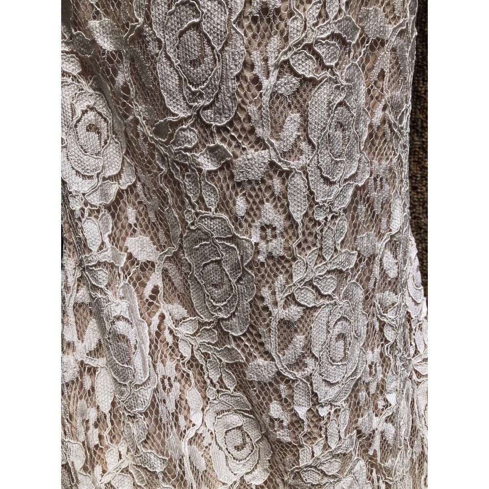 White Lace Formal Dress - Picture 7 of 8